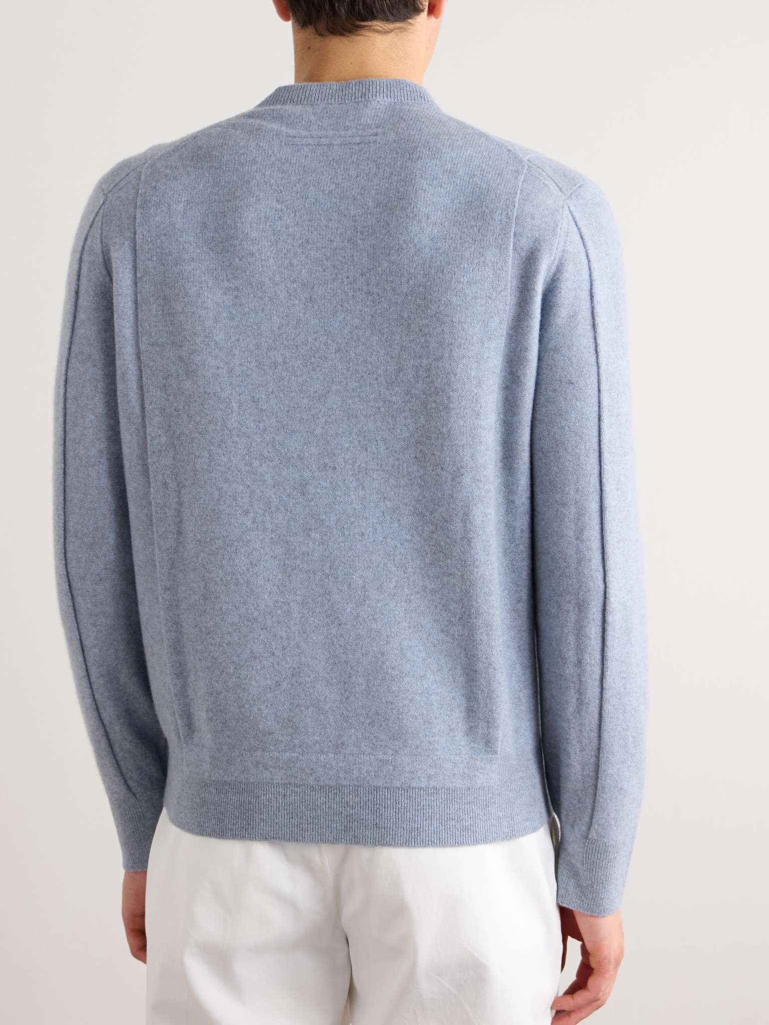 Wool and Cashmere-Blend Sweater - 4