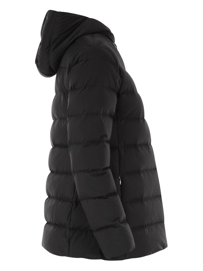 Herno hooded quilted puffer jacket outlook