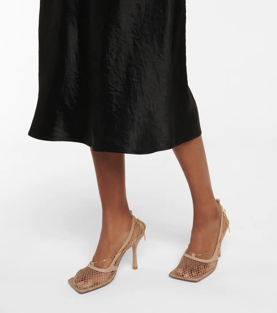 Talete satin midi dress - 5