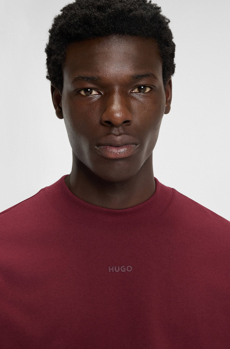COTTON-JERSEY RELAXED-FIT T-SHIRT WITH LOGO PRINT 3