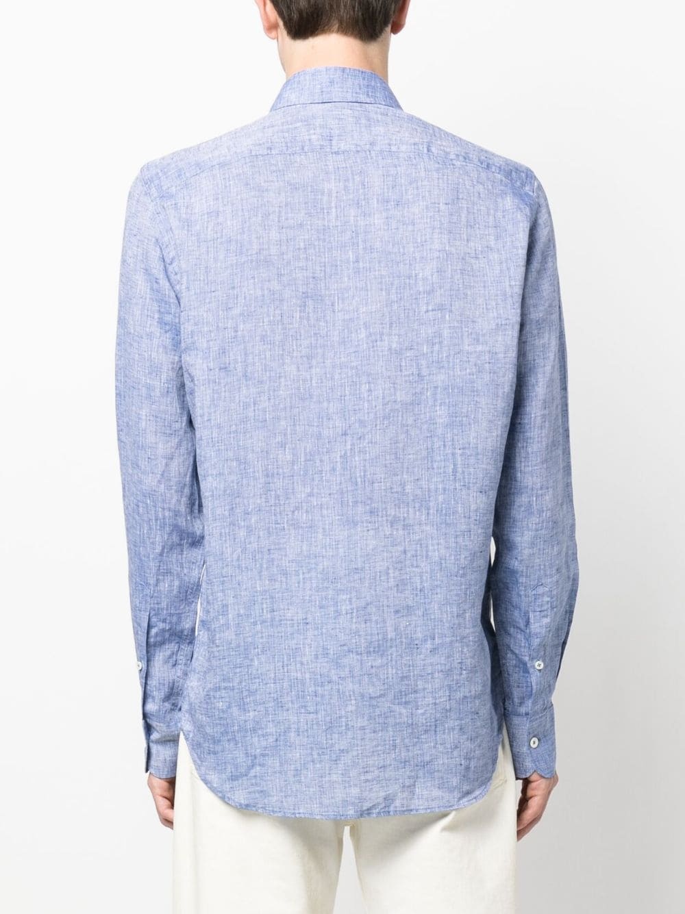 long-sleeve linen shirt - 4
