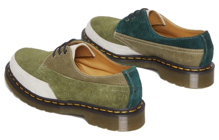 Dr.Martens 1461 Made in England Deadstock Leather Oxford Shoes 'Multicolor - Quilon Suede' 31079649 - 4