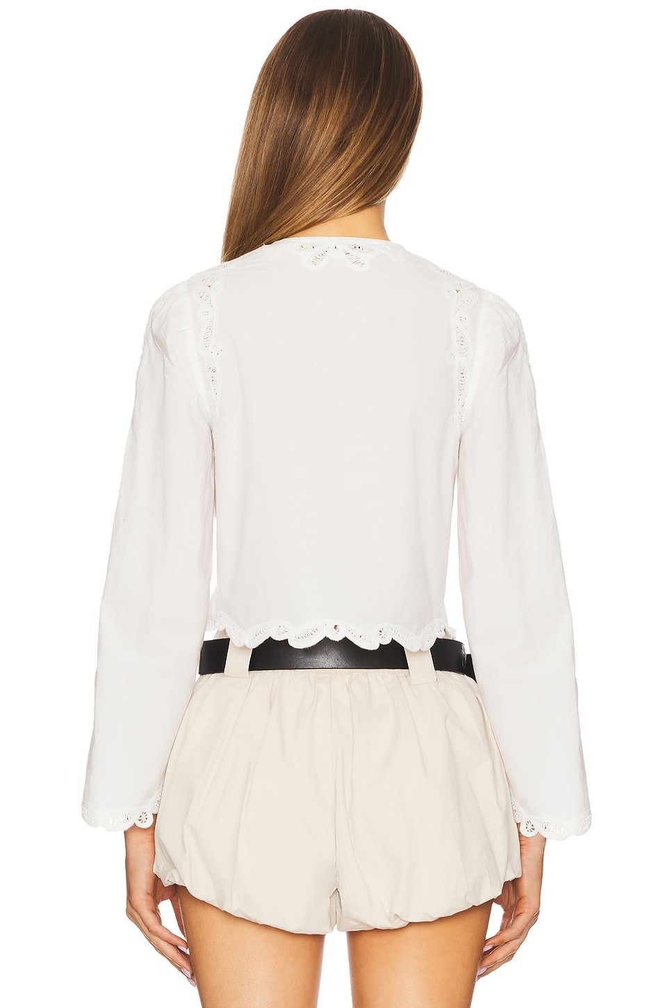 Elke Soutache Long Sleeve Blouse - 3