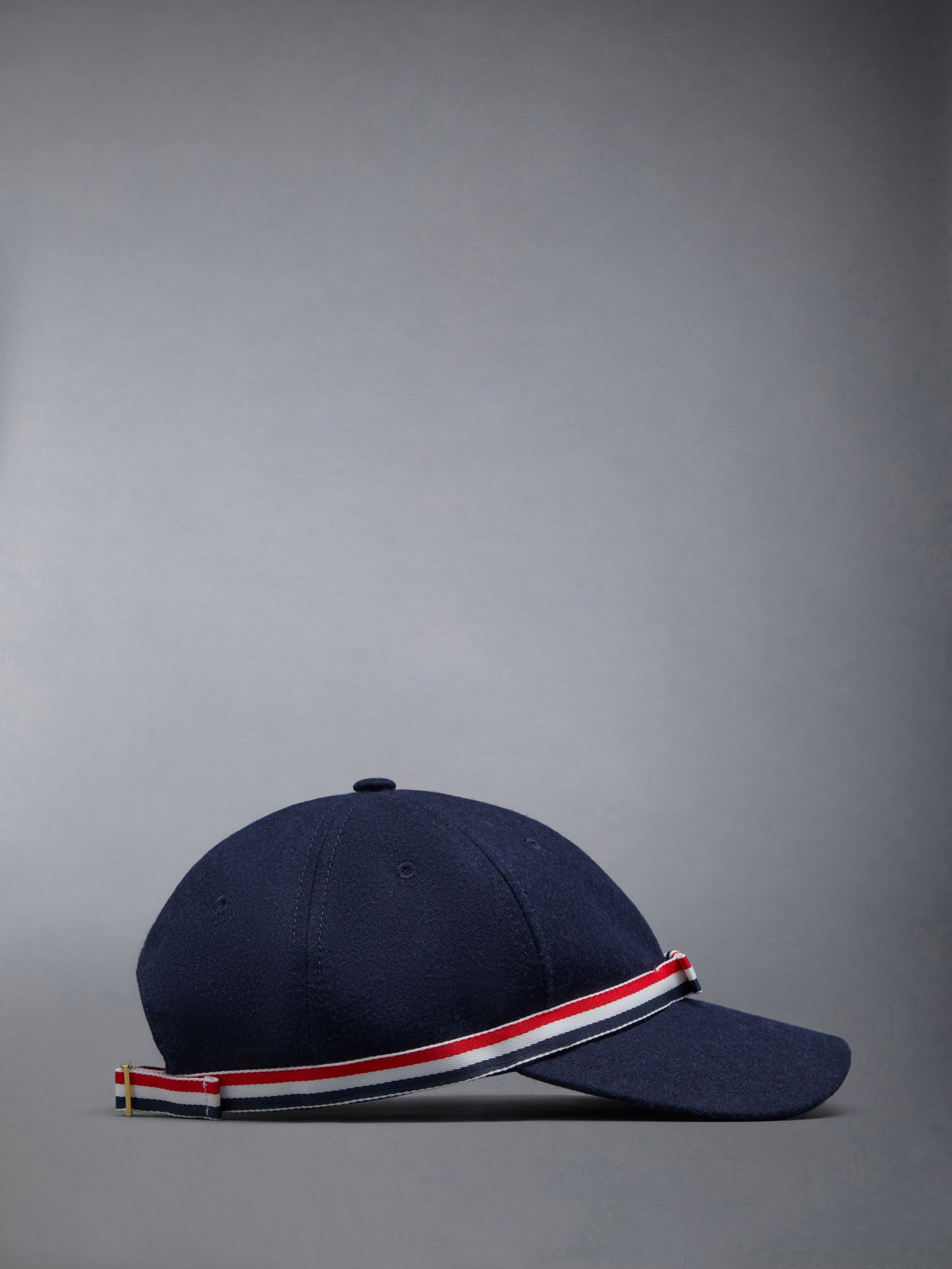 Wool Flannel Grosgrain Bow Baseball Cap - 5