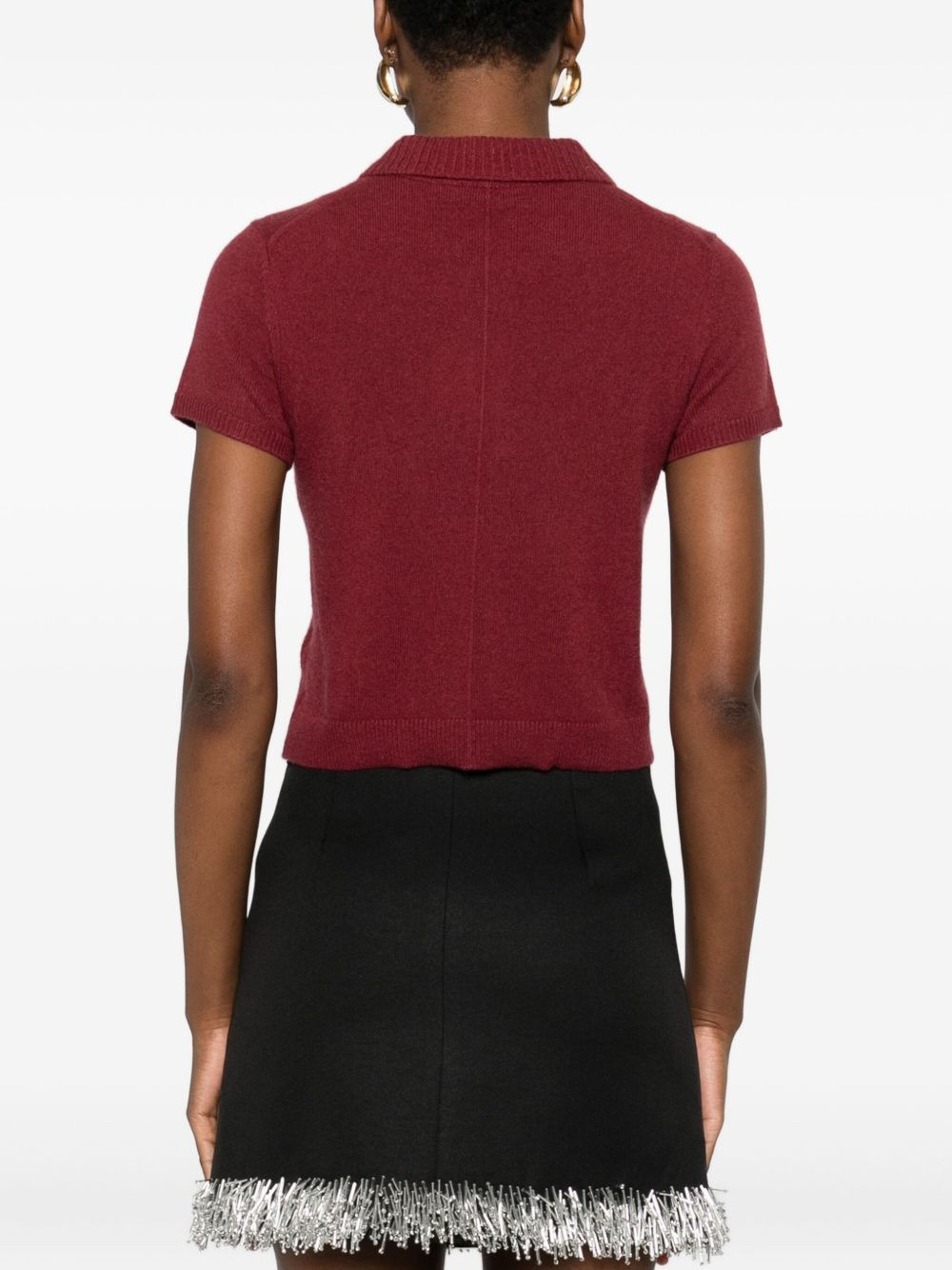 short-sleeve polo top - 4