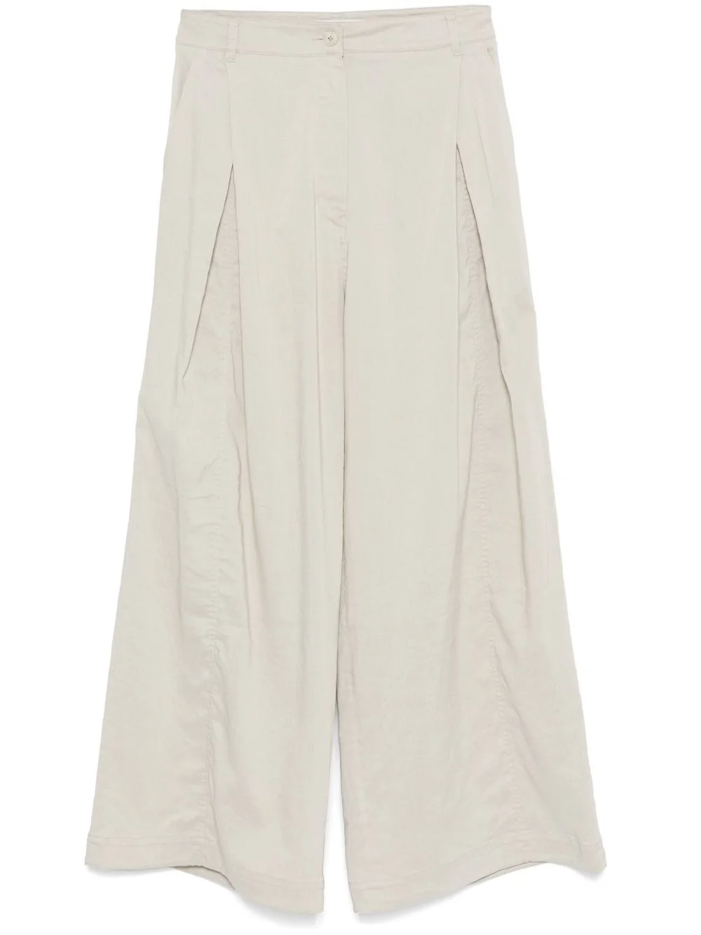pleated palazzo pants - 1