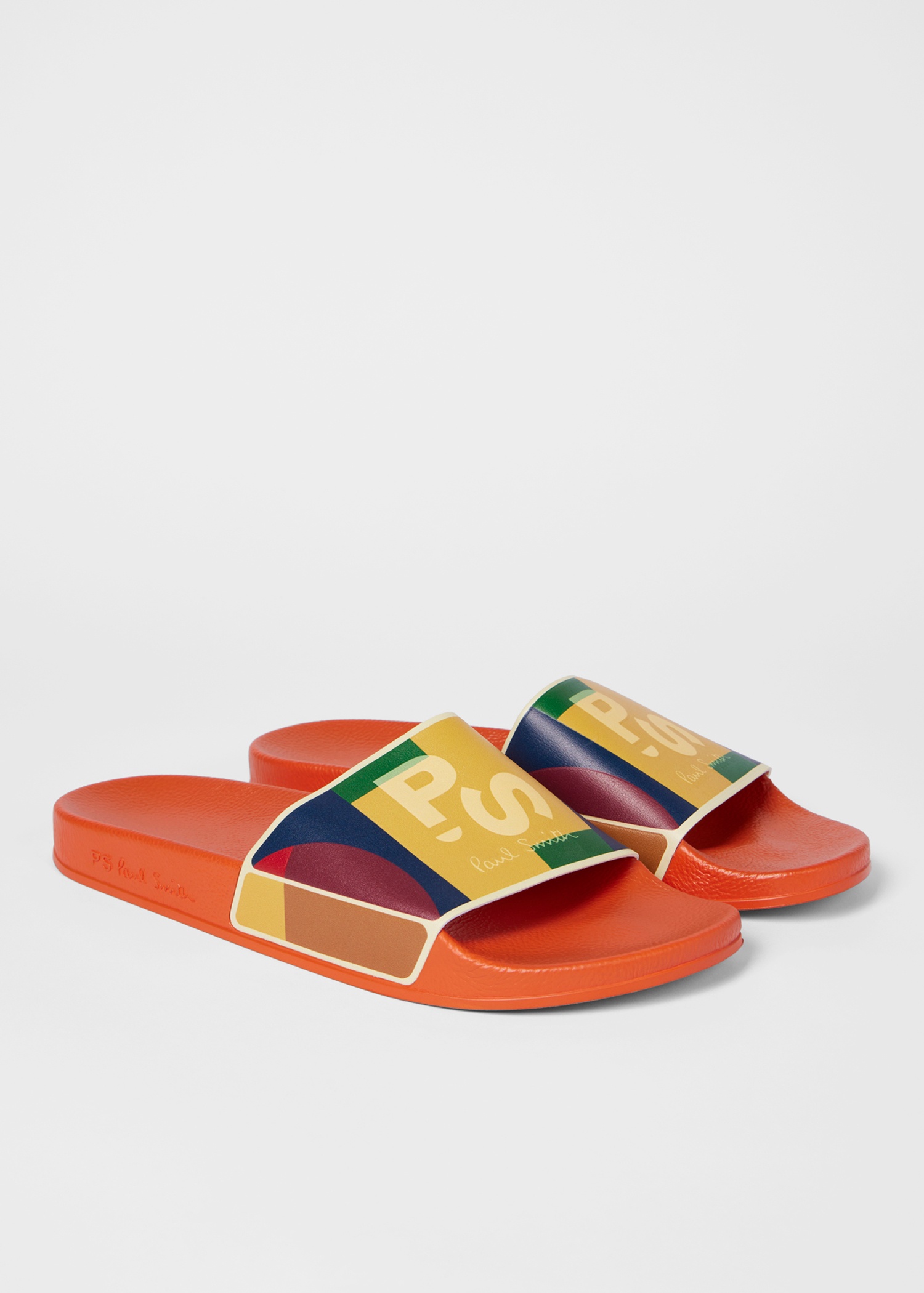 Multicolour 'Zed' Colourblock Slides - 4