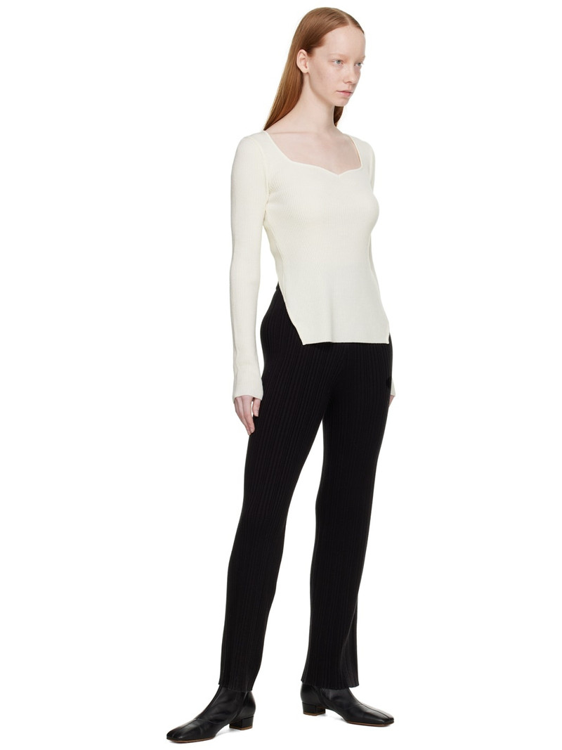LVIR Black Flared Trousers outlook