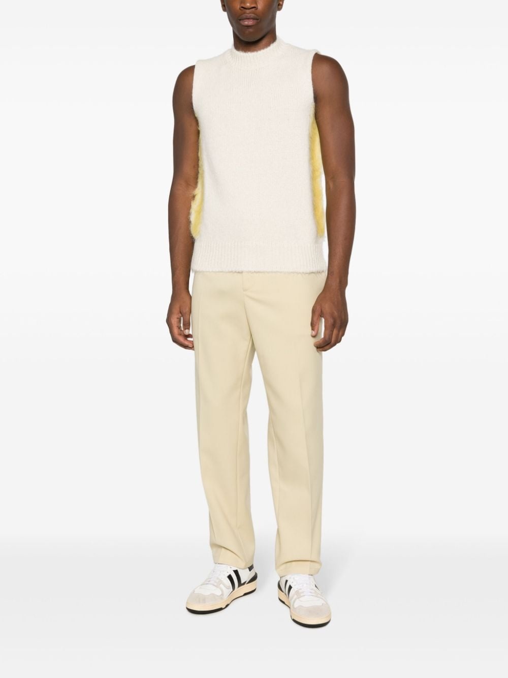 mid-rise straight-leg trousers - 2