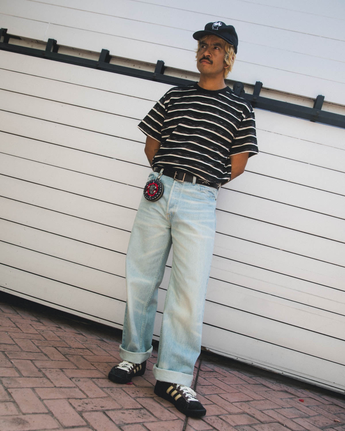 Type 00 15oz Selvedge Denim Pant - Light Washed Indigo - 7