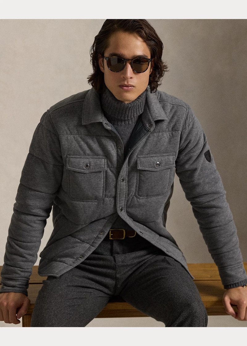 Quilted Jersey Overshirt 7
