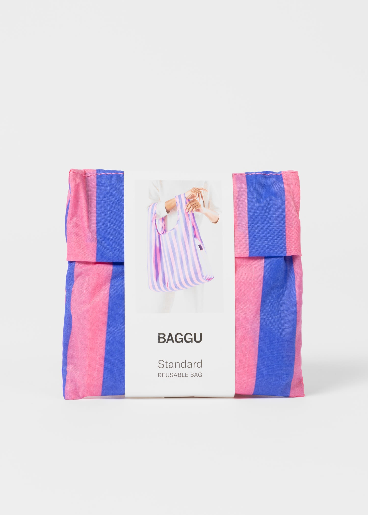 BAGGU Awning Stripe Standard Reusable Bag - 2