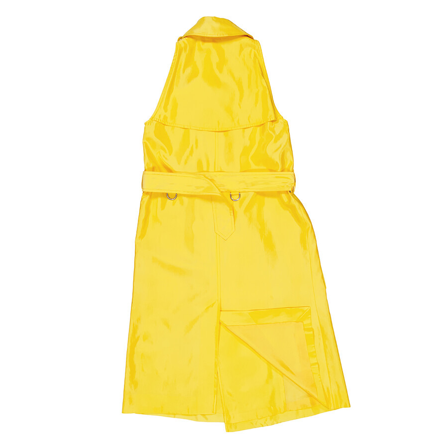 Burberry Sleeveless Satin Trench Dress - 8