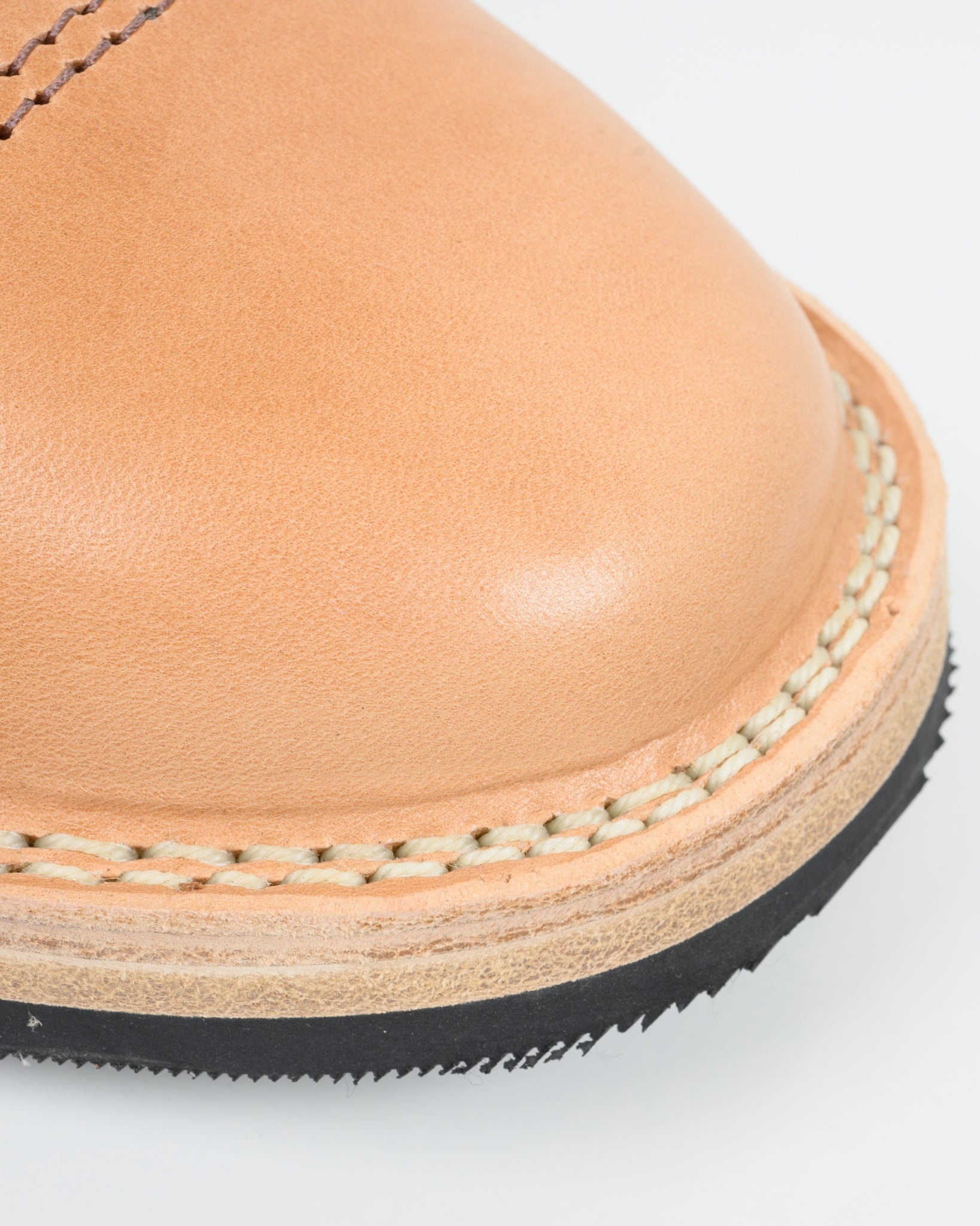 IRON HEART INT'L X WESCO® 7" TOE CAP BOOT - THE "GUILDSMAN" - NATURAL HORSEHIDE - 10