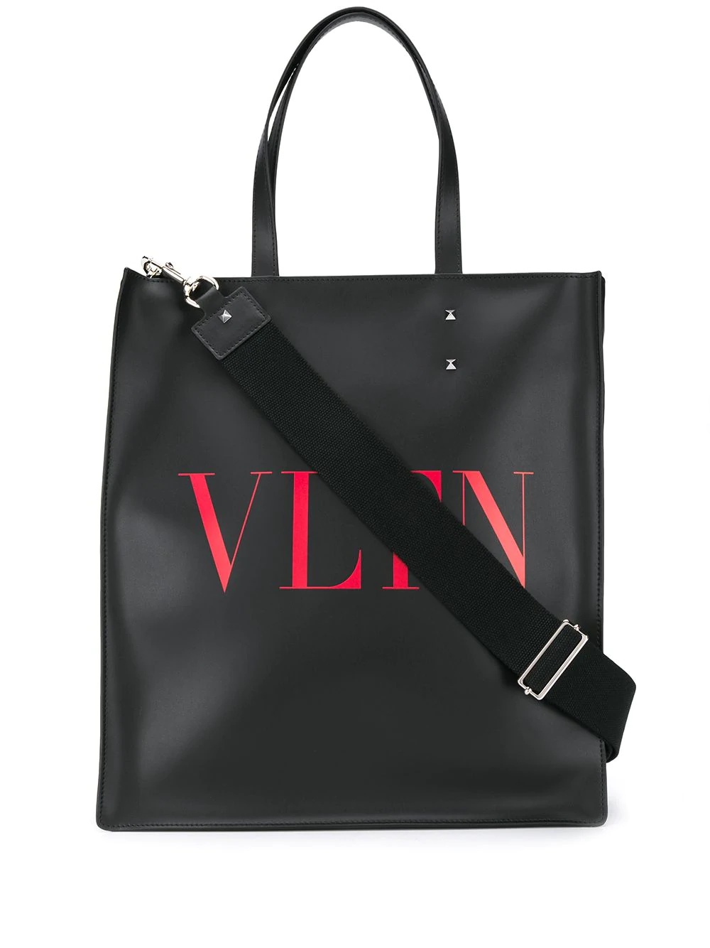 VLTN leather tote - 1