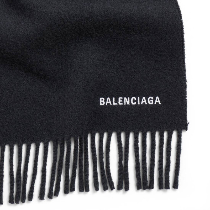 Men's Hooded Scarf in Faded Black 3