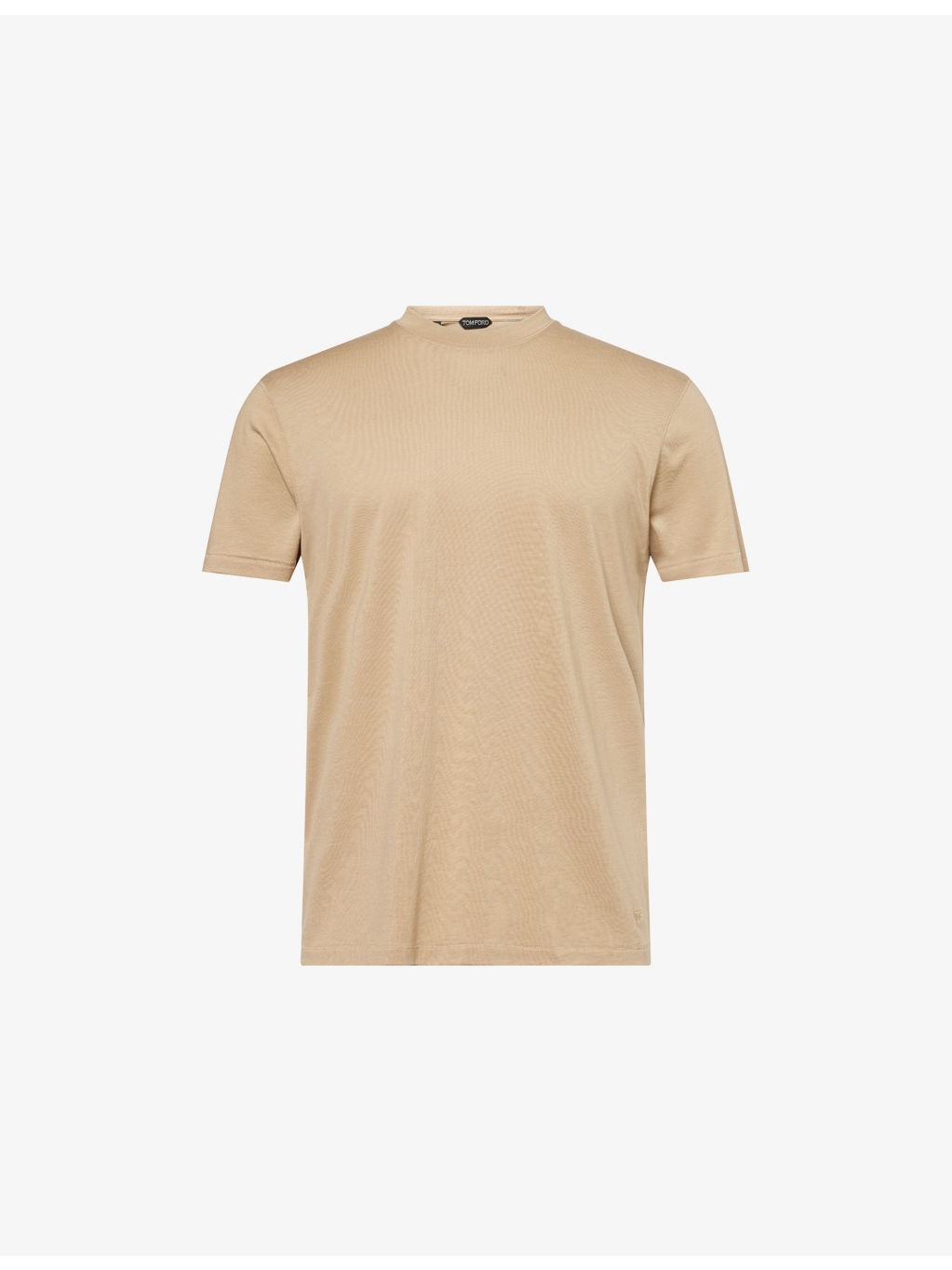 Embroidered-Logo Short-Sleeved Woven-Blend T-Shirt - 1