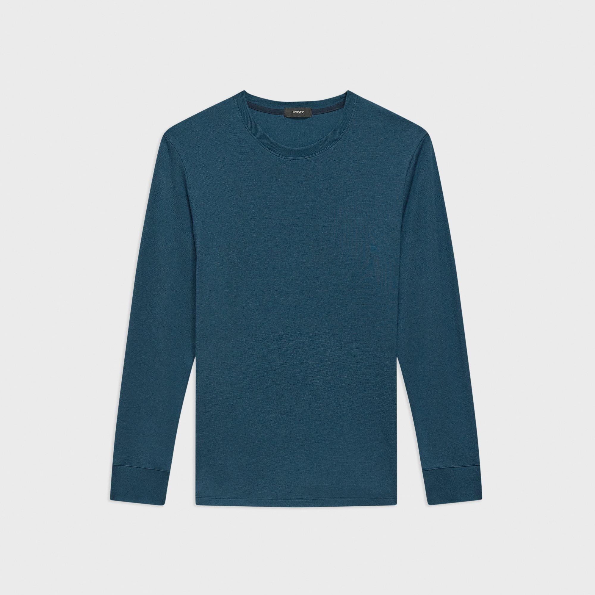 Essential Long-Sleeve Tee in Anemone Modal Jersey - 1