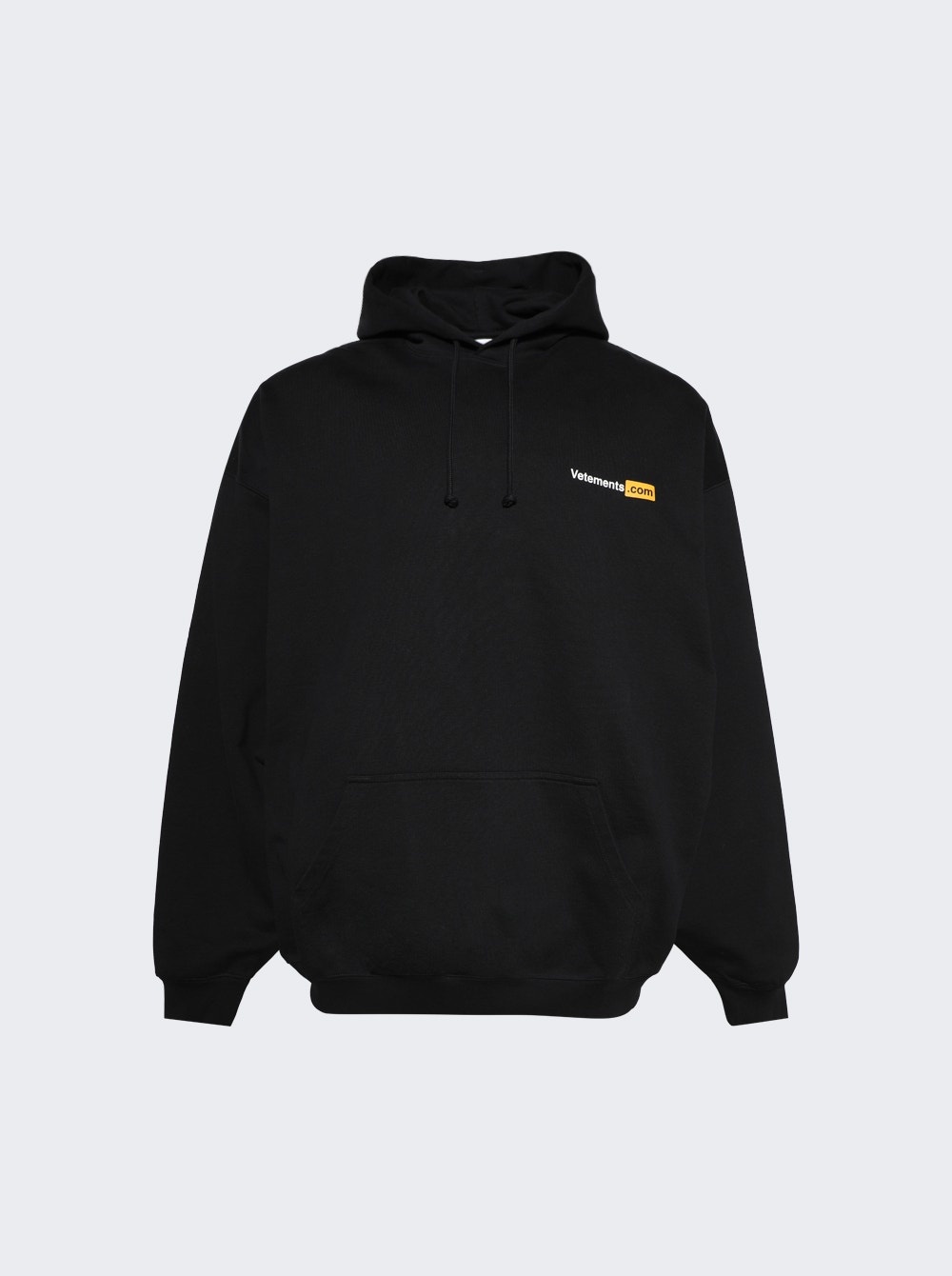 Vetements.com Oversized Hoodie Black - 1
