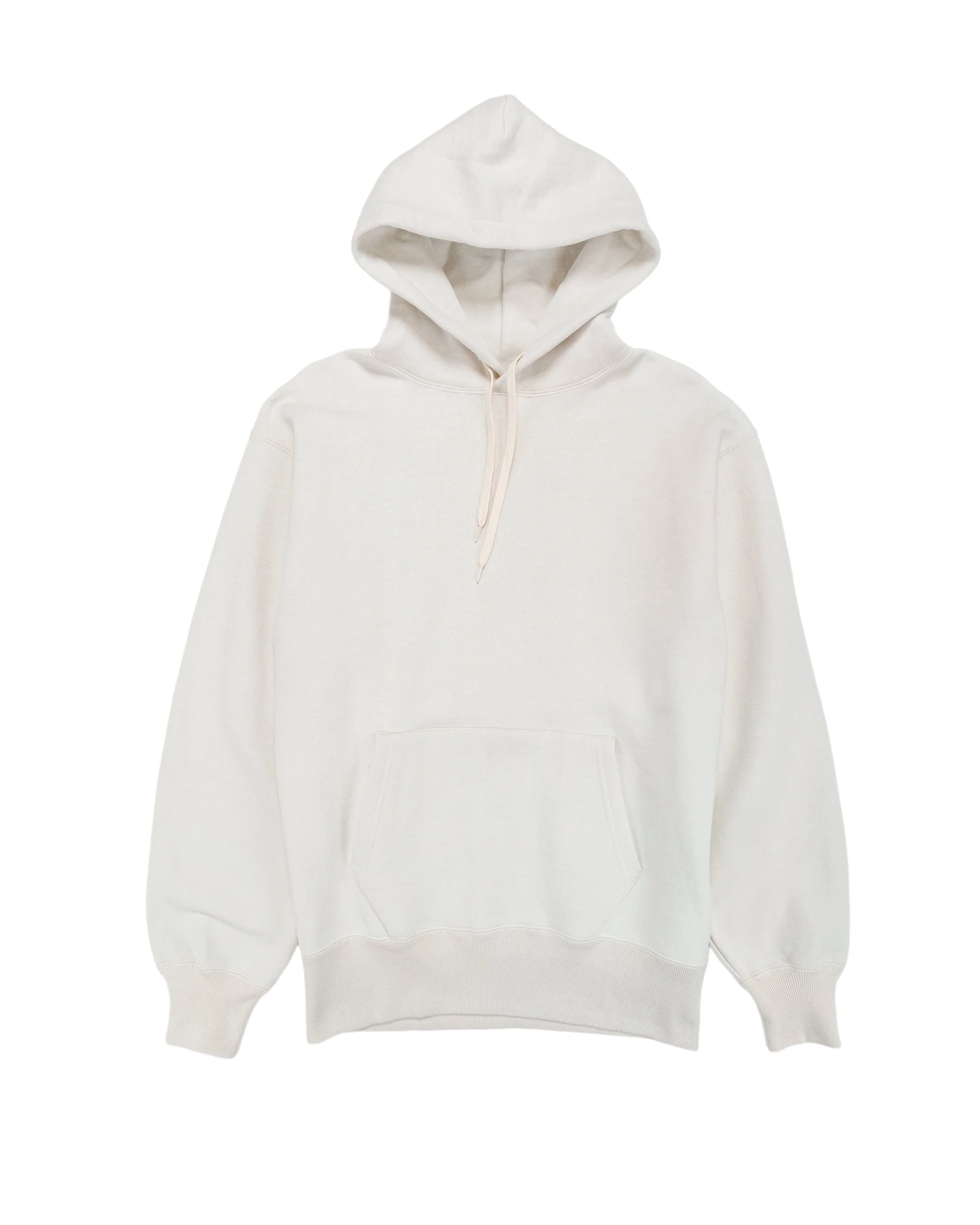 The Real McCoy’s MC24114 10 Oz. Loopwheel Hooded Sweatshirt Milk - 1