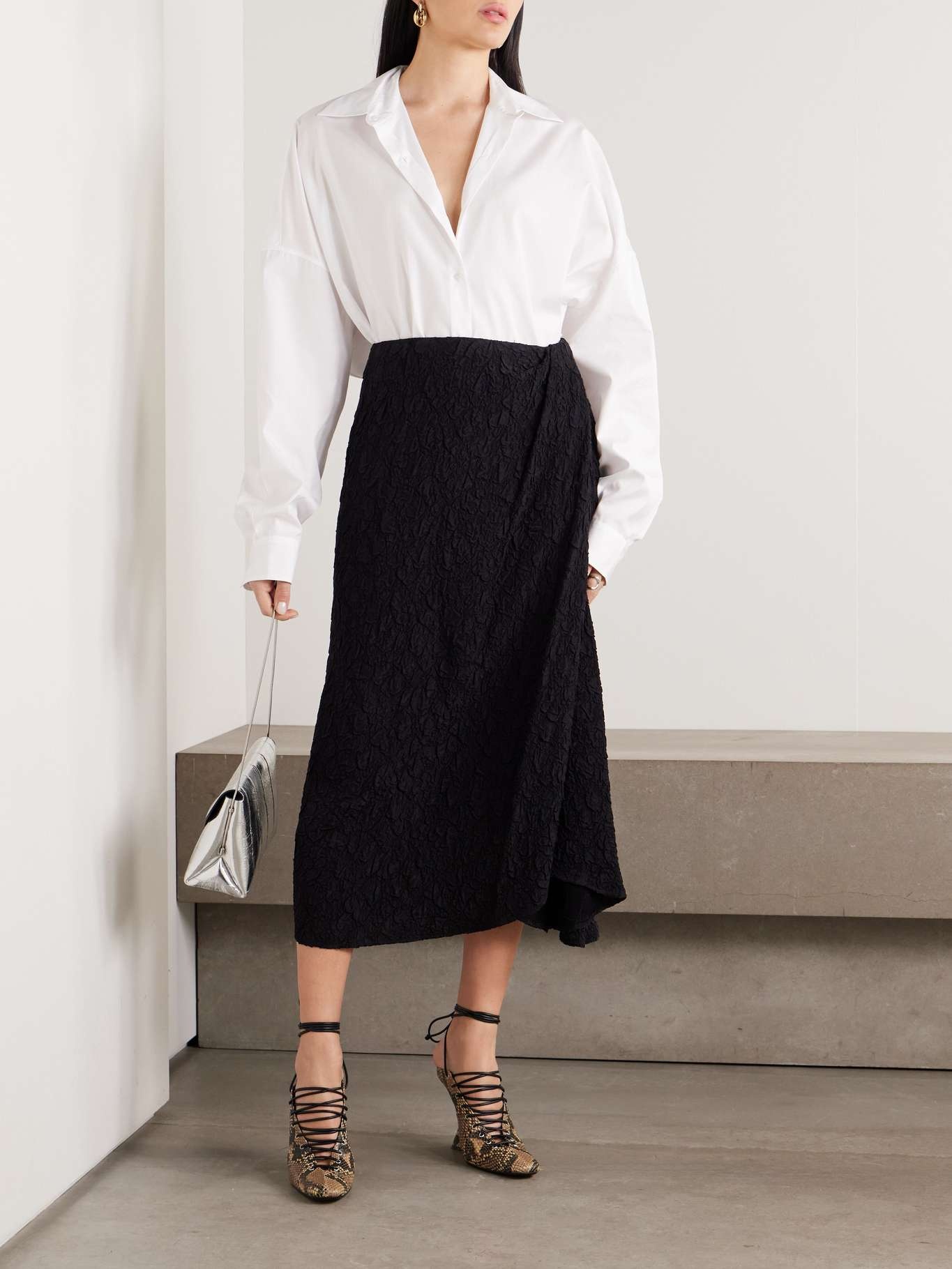 Cotton-poplin shirt White - 2