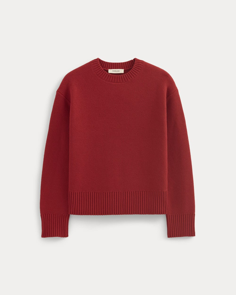 THE COTTON HONEYCOMB SQUARE CREW 1