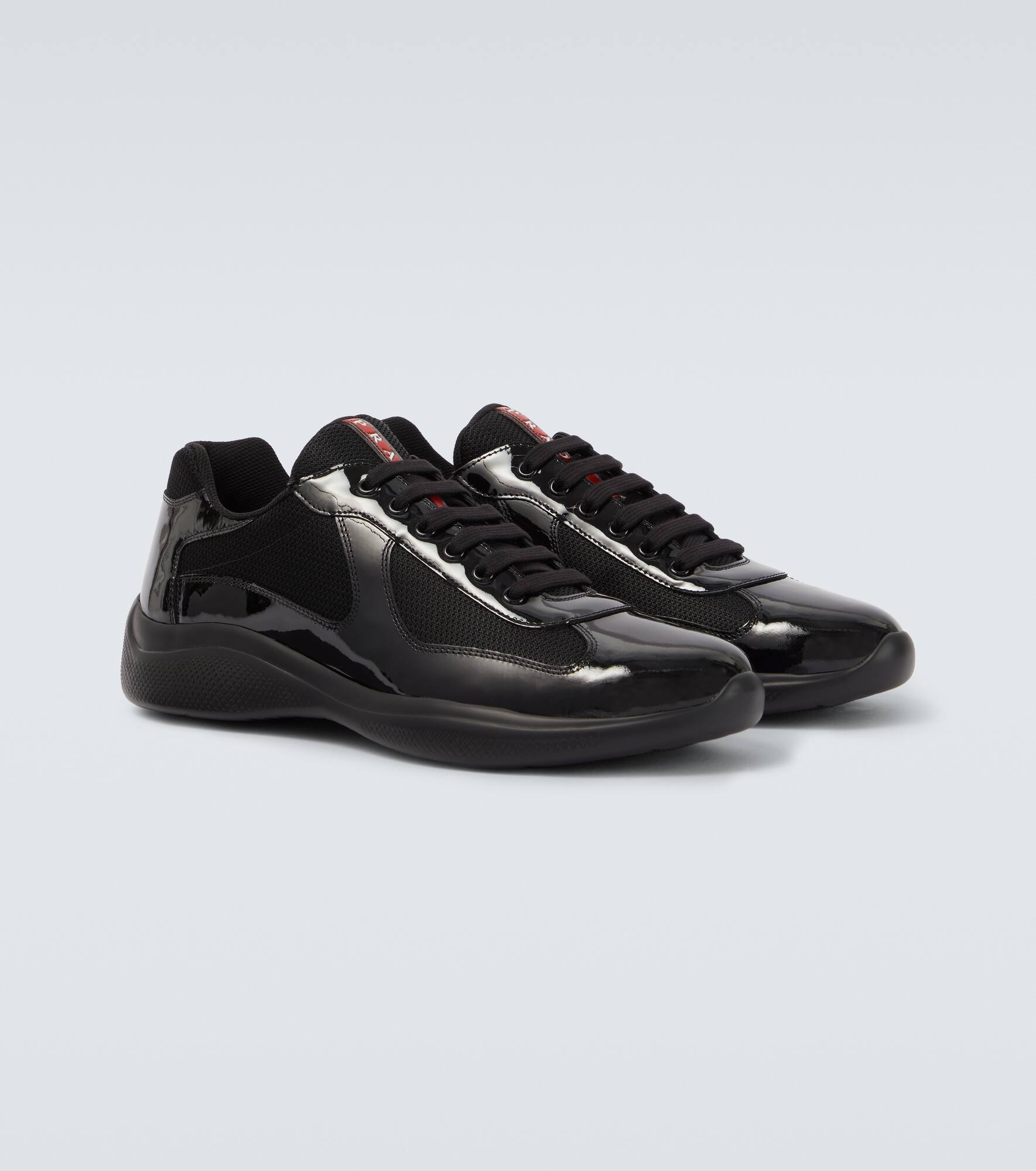 Patent leather sneakers - 5