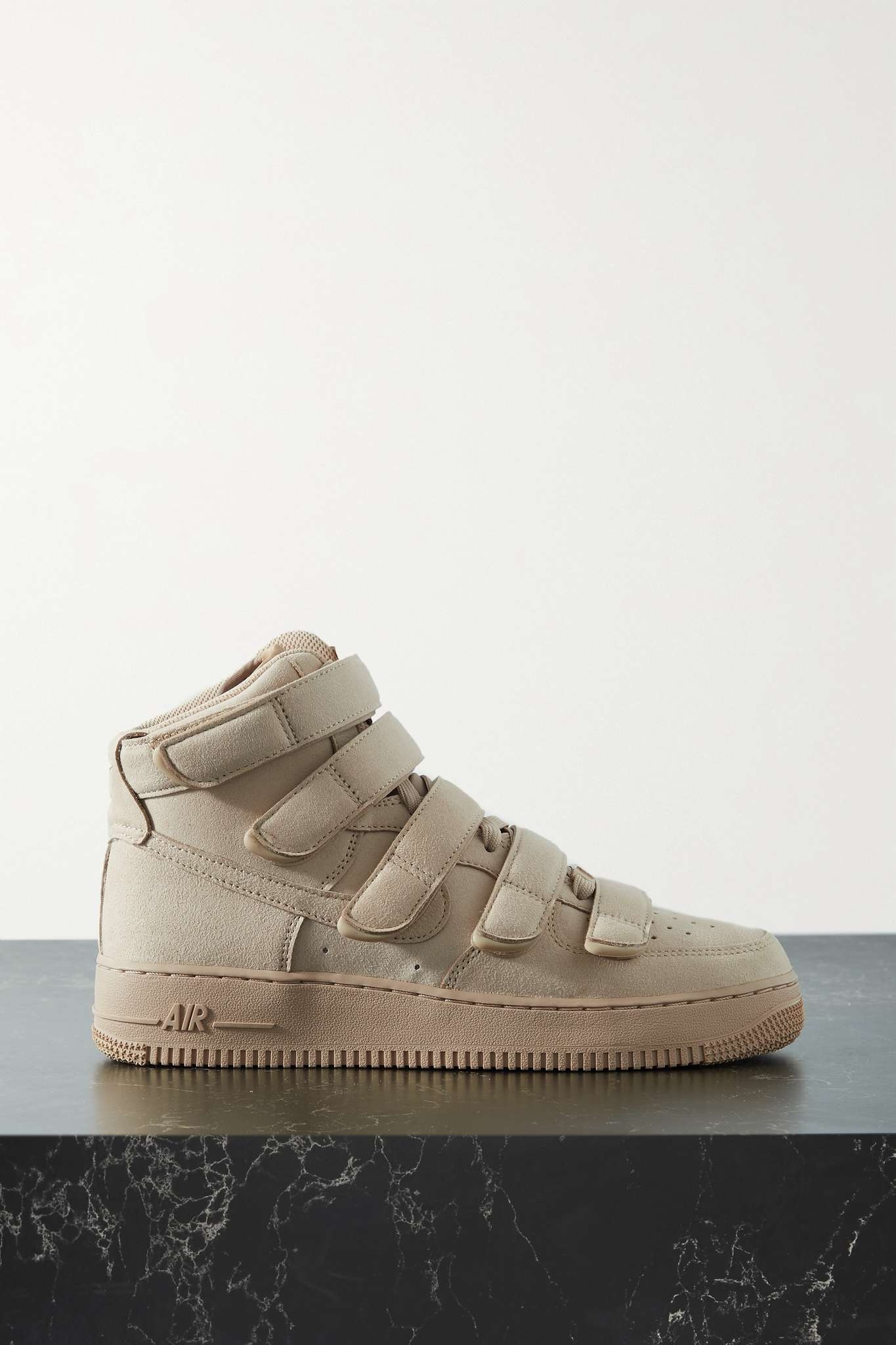 + Billie Eilish Air Force 1 felt high-top sneakers - 1