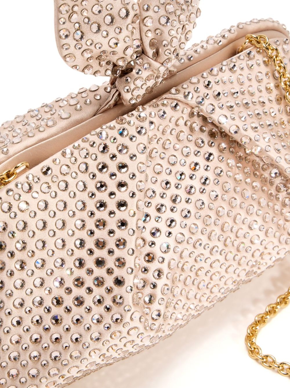 crystal-embellished clutch bag - 3