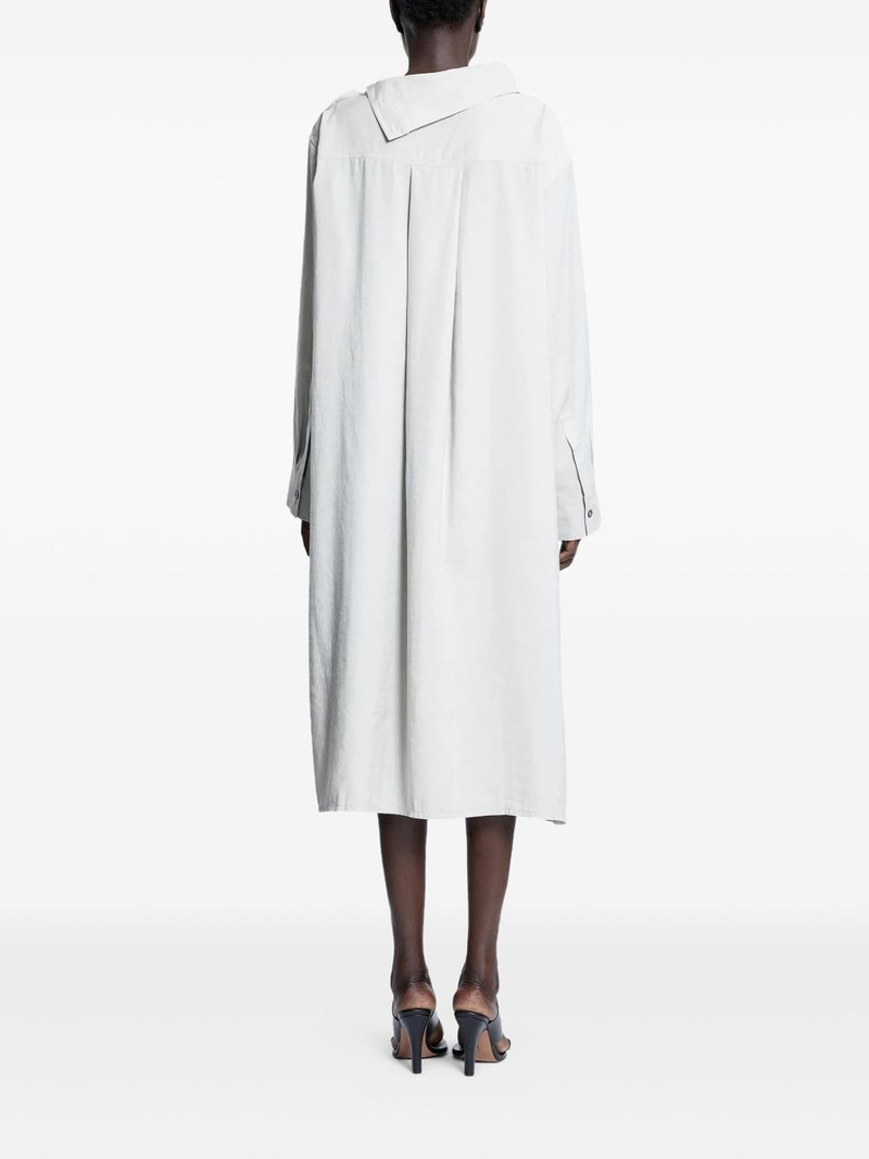 Leat high-neck draped dress 4