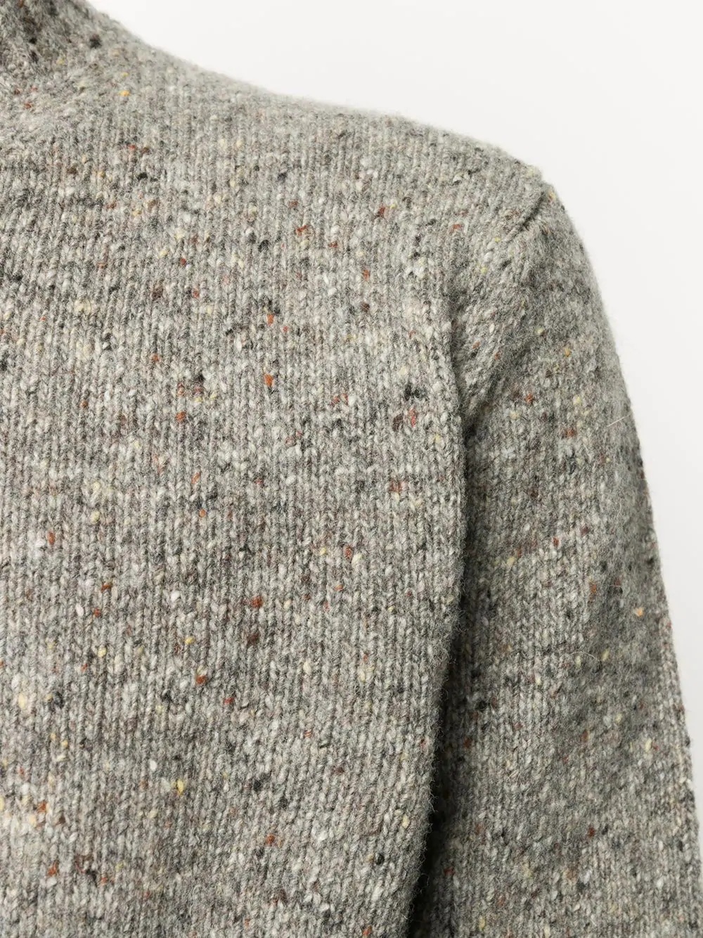 crew-neck marled jumper - 5