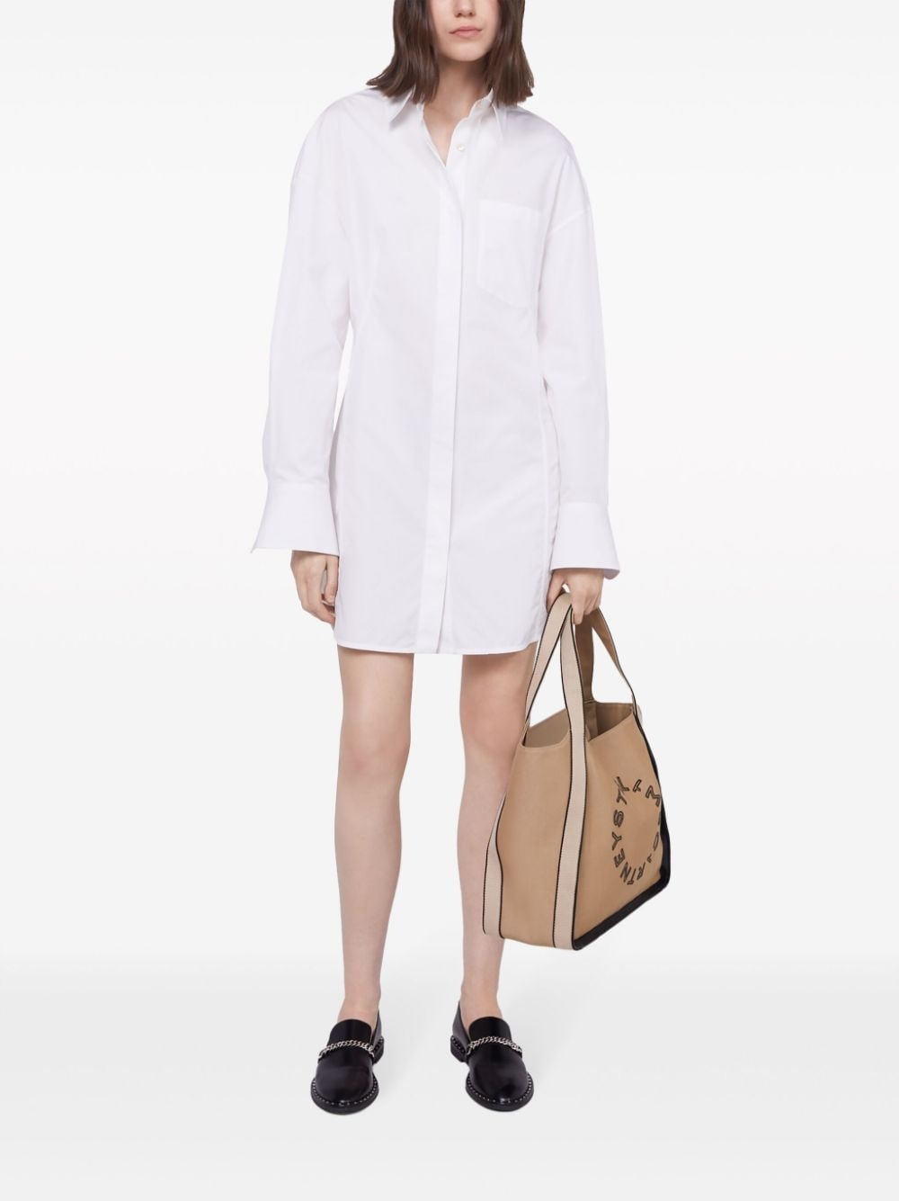 poplin shirt minidress - 2