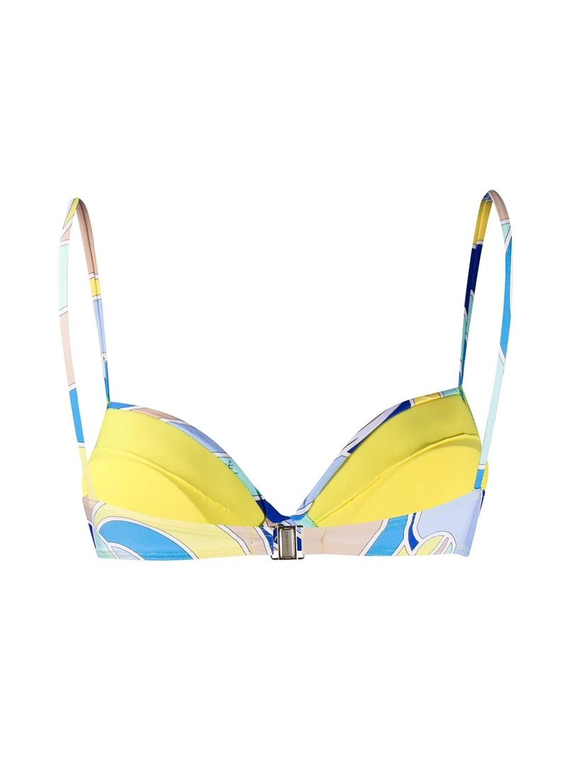 PUCCI Quirimbas print bikini top outlook
