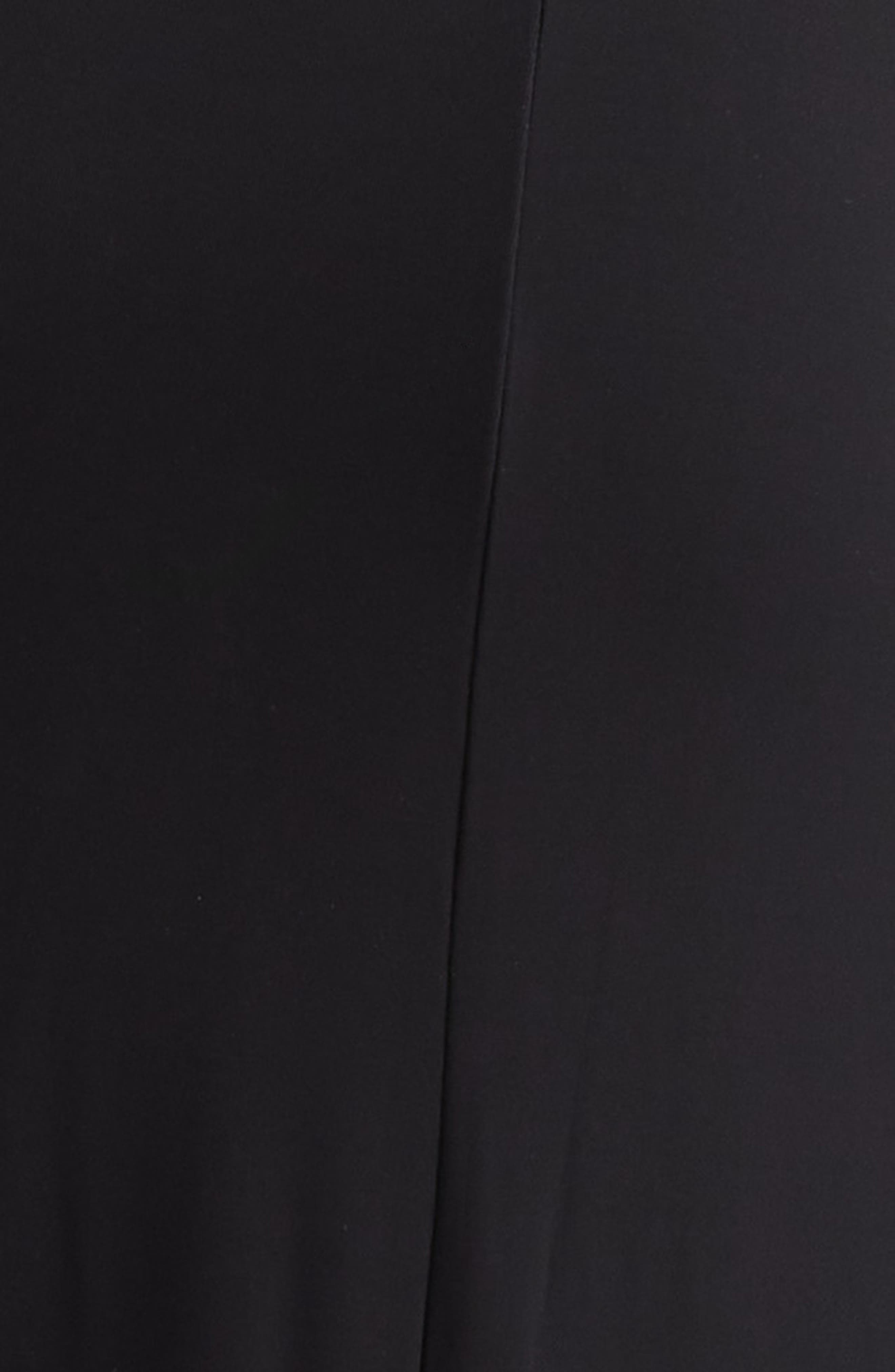 Rabanne Drapé Pression Short Sleeve Maxi Dress in Black at Nordstrom - 6