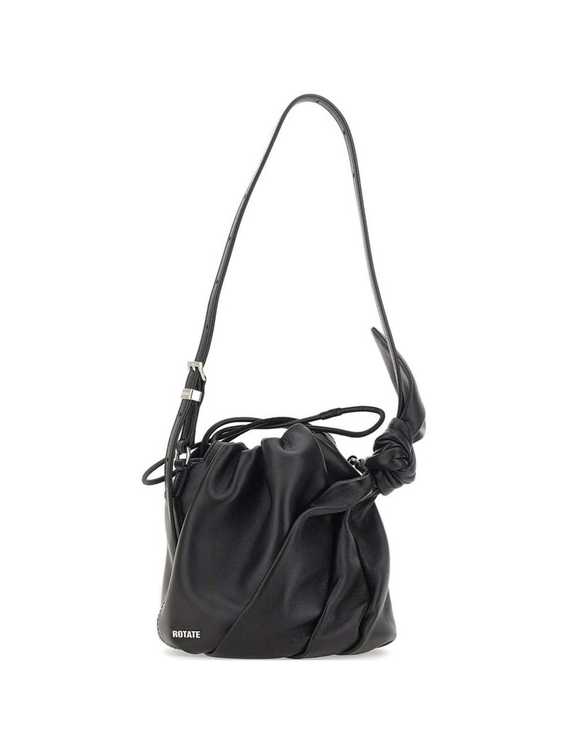 mini Bon Bon knot-detail leather shoulder bag 1