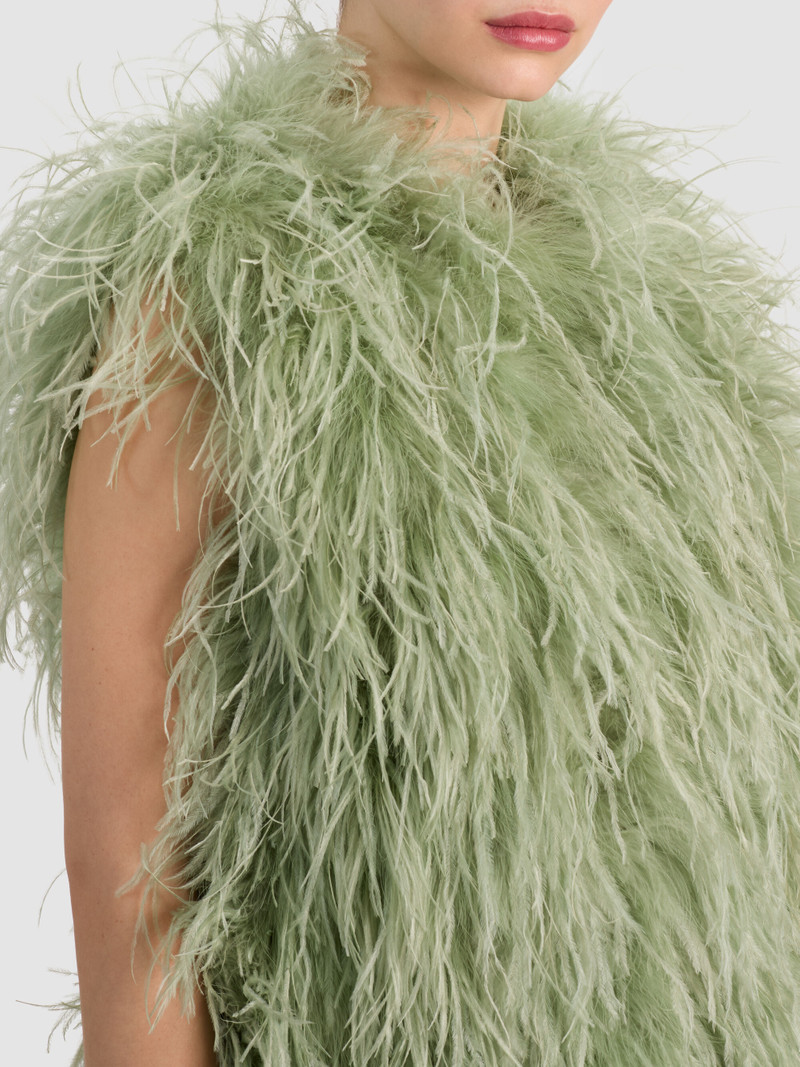 CHANDA FEATHERED VEST 6
