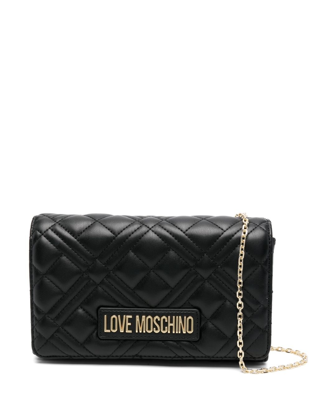quilted cross body bag - 1