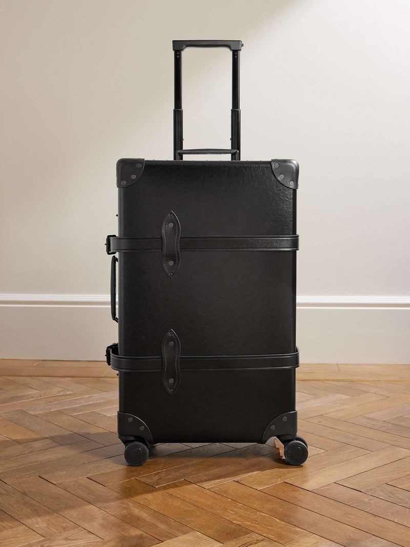 Centenary Leather-Trimmed Vulcanised Fibreboard Check-In Suitcase - 1