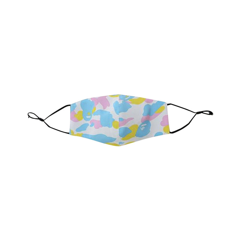 BAPE New Multi Camo Mask 'White' - 1