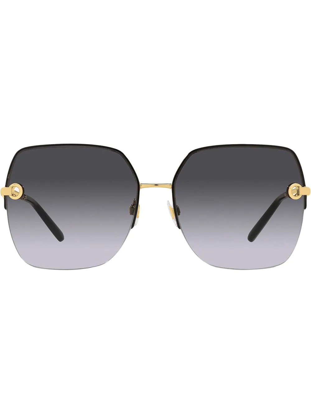 square-frame sunglasses - 1