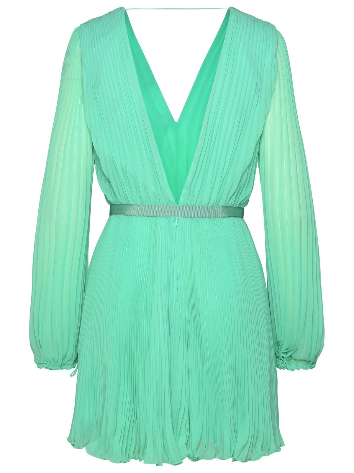 Max Mara 'Visita' Green Polyester Dress Women - 3