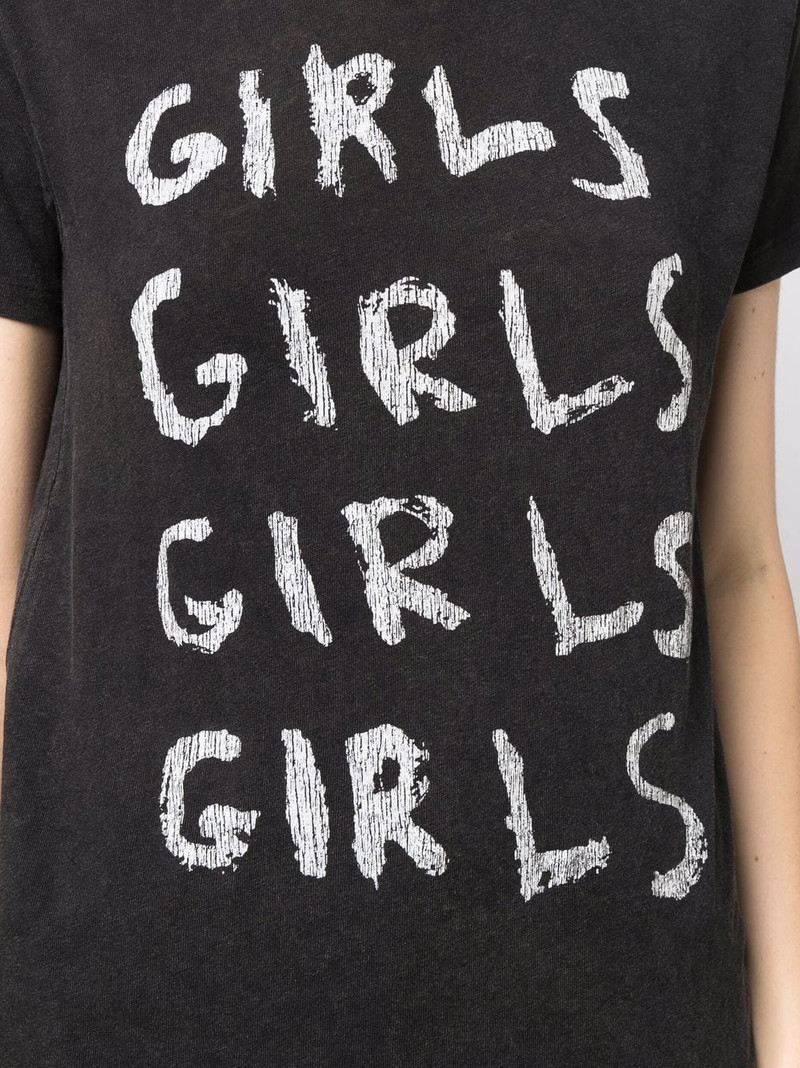 slogan-print short-sleeved T-shirt 5