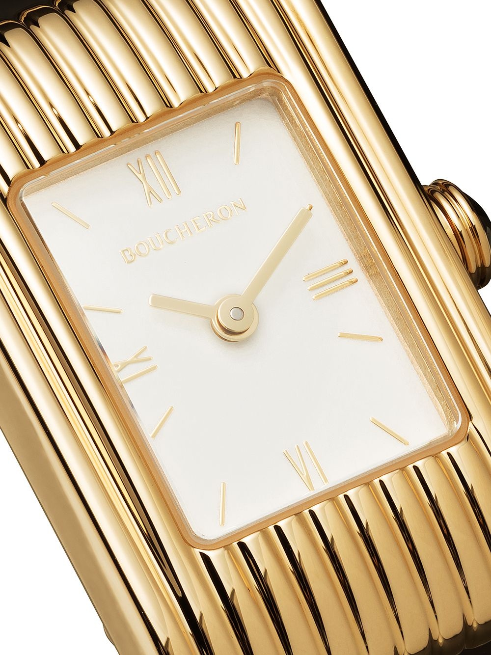 18kt yellow gold Reflet small watch - 3