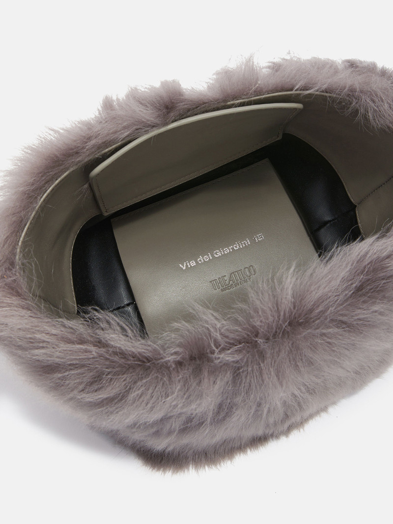 ''VIA DEI GIARDINI 15'' TAUPE TOTE BAG 4