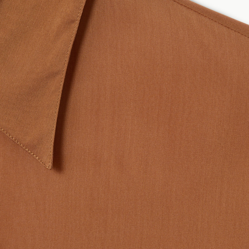Silk stretch chiffon shirt 5