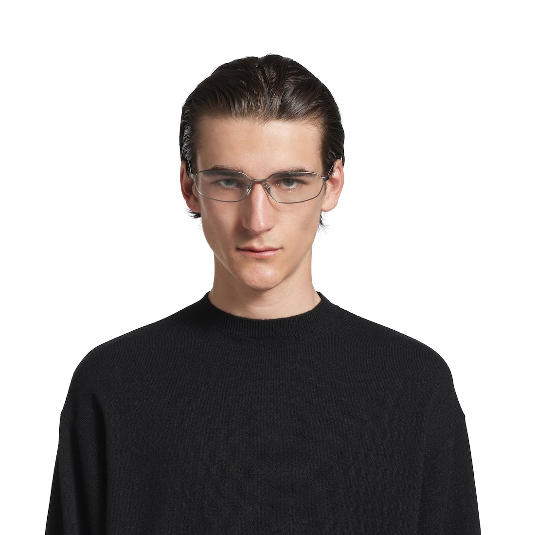 Editorial Oval Sunglasses in Silver - 6