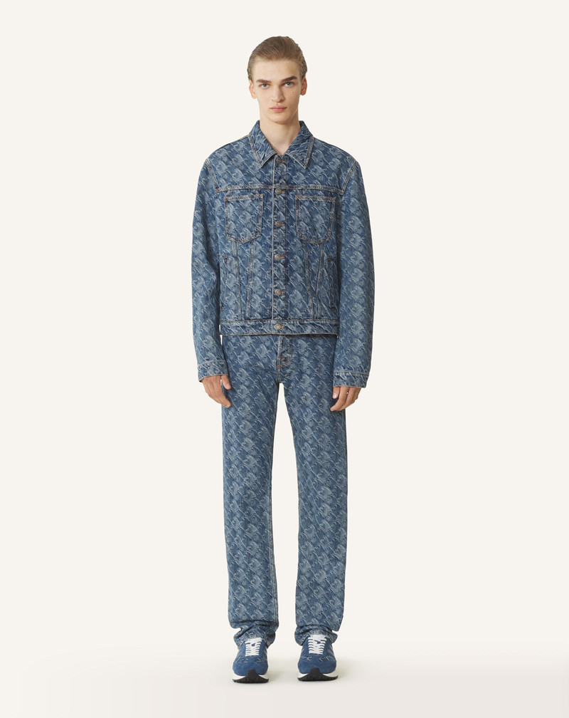Lanvin LUNAR YEAR JACQUARD DENIM PANTS outlook