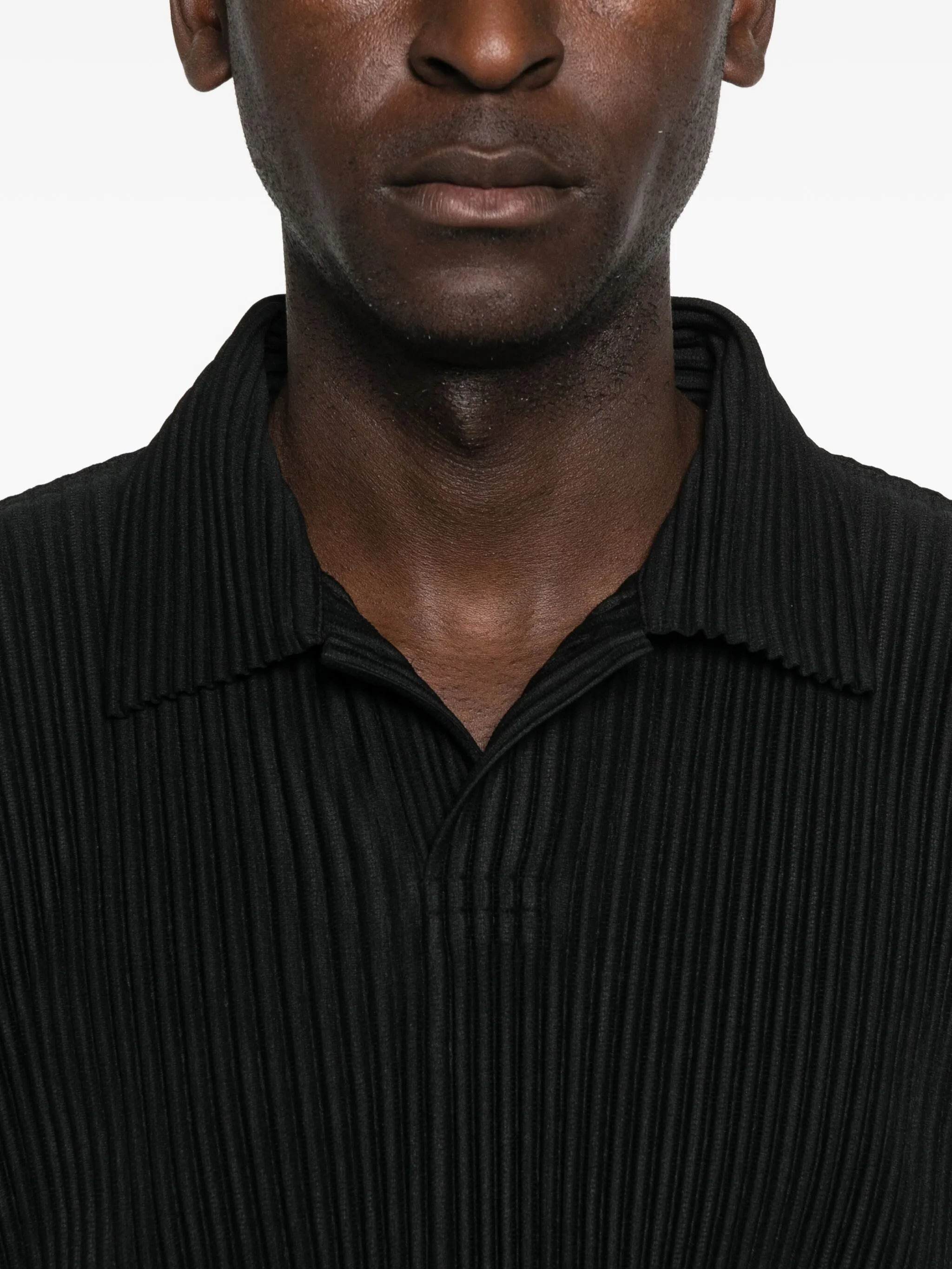 pleated polo shirt - 5