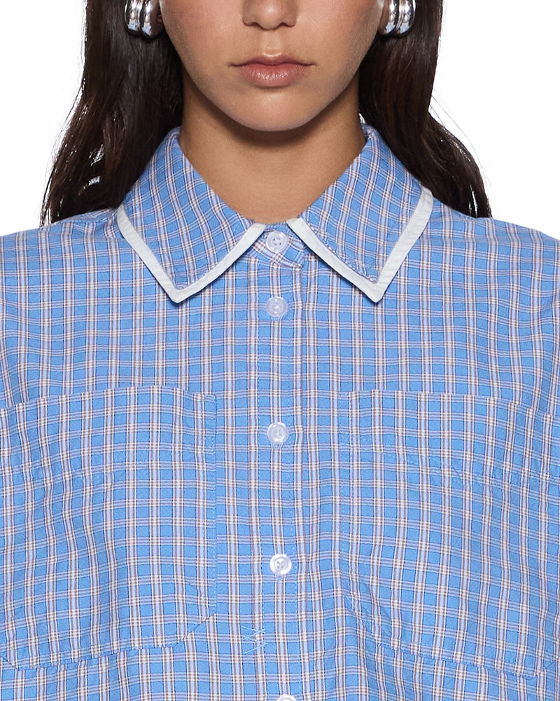BALTER LS SHIRT BLU CHECK 3
