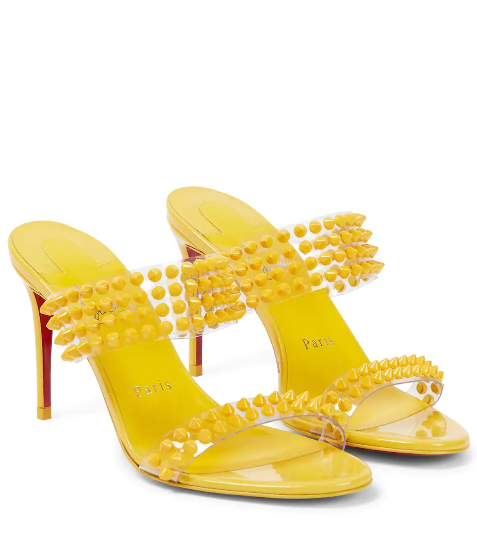 Spike Only 85 PVC and leather sandals - 1